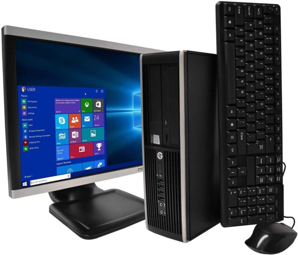 Microsoft Authorized Refurbished- HP Elite Desktop PC Computer